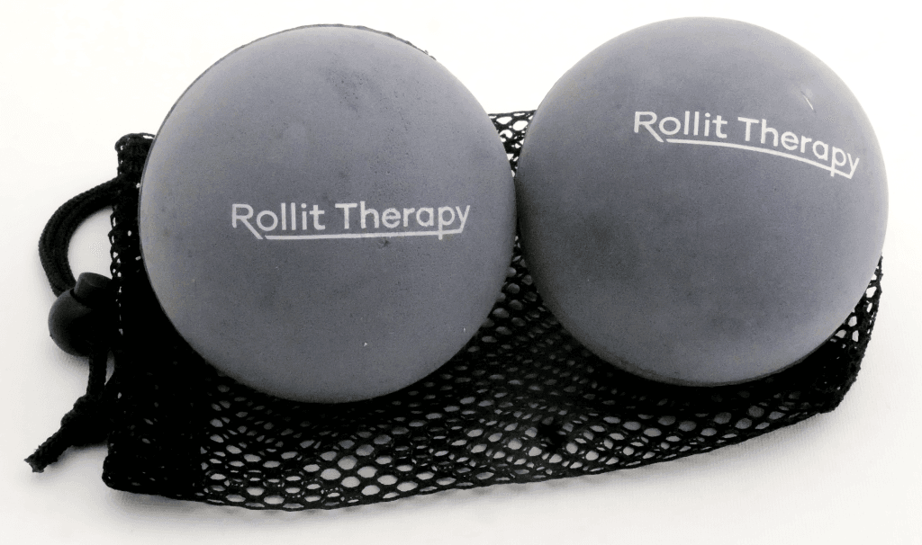 Pair of 3.5" (Magnus) Rubber Massage Balls