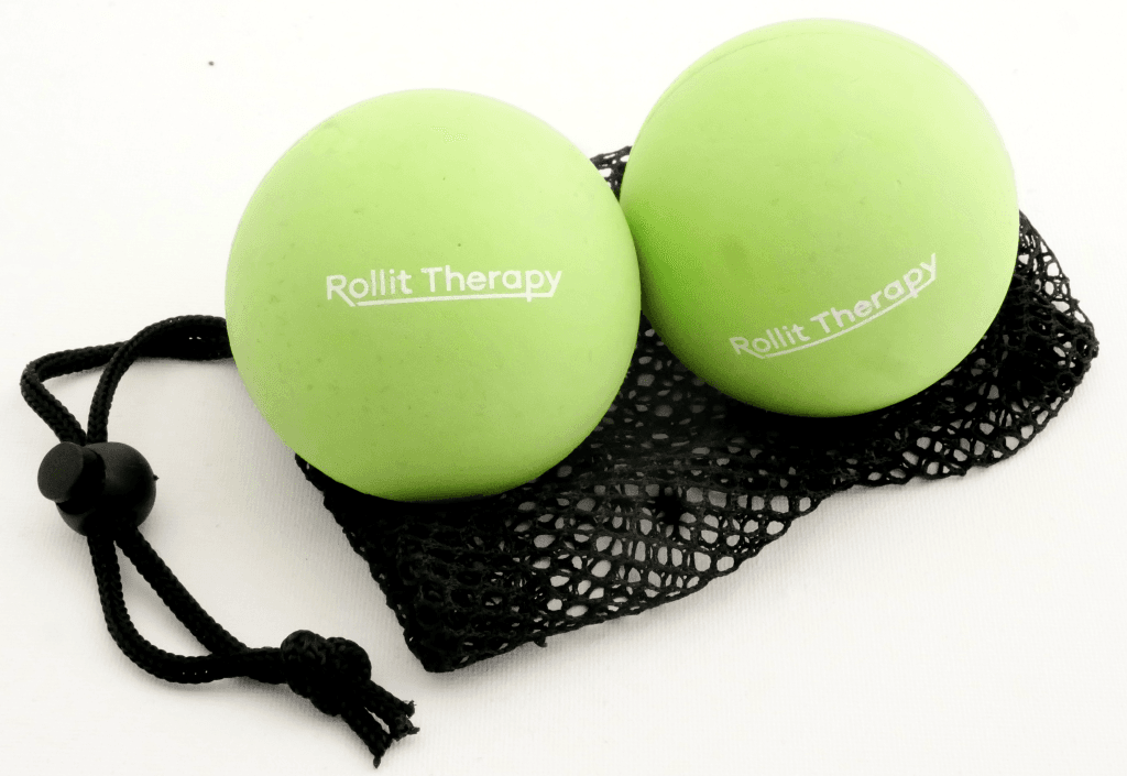Pair of 2.75 inch (Intermedius) Rubber Massage Balls
