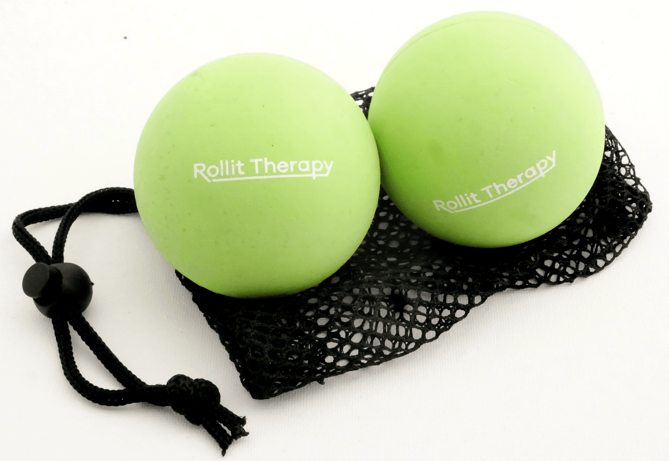 Pair of 2.75 inch (Intermedius) Rubber Massage Balls