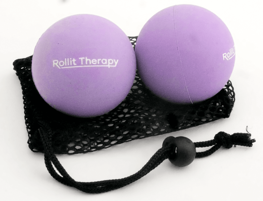 Pair of 2.5 inch (Brevis) Rubber Massage Balls